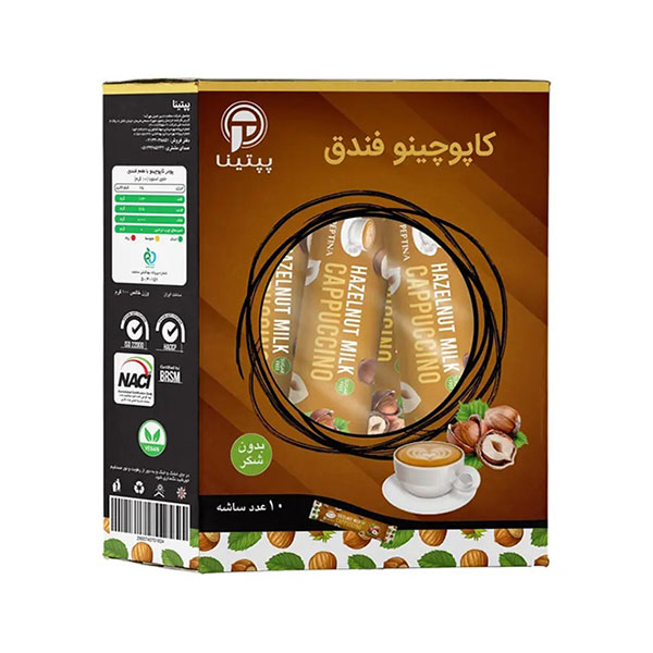 کاپوچینو فندوق رژیمی بدون قند پپتینا
