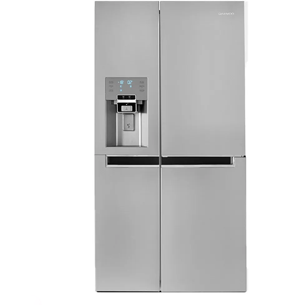 یخچال فریزر ساید بای ساید دوو مدل SXi30-10 ظرفیت 28 فوت با بار خانگی و یخساز اتوماتیک