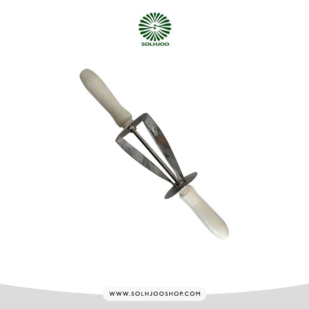 وردنه کروسان استیل کوچک 14 سانتی متر