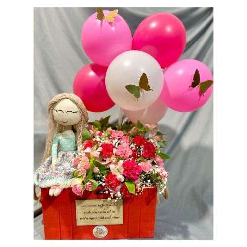 باکس گل قدم نو رسیده d167