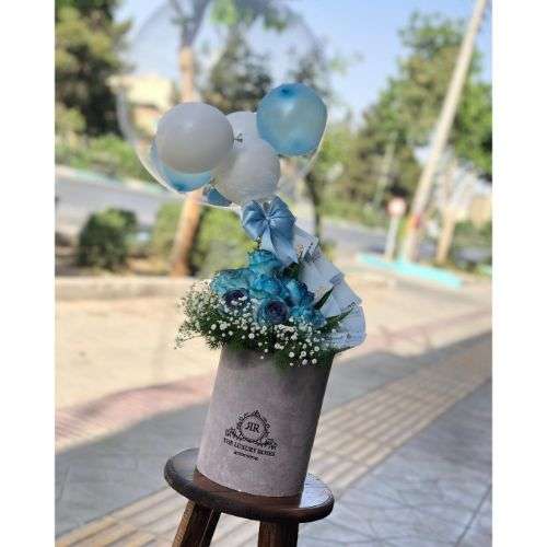 گل رز با رنگ آبی a1136