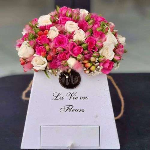 باکس گل رز مینیاتوری a324