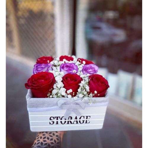 فروش گل رز بنفش a150