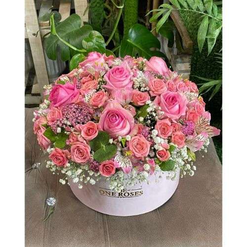 باکس گل رز دوتایی a310