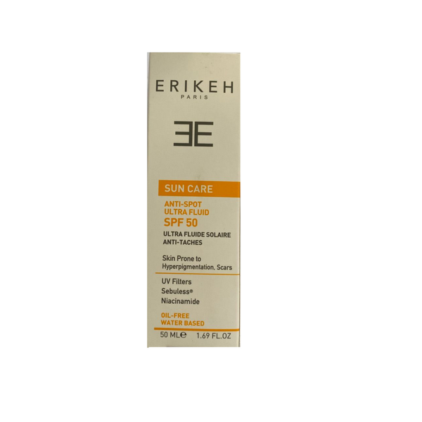 اولترا فلوئید ضدآفتاب SPF50 ضد لک بی‌رنگ اریکه 50 میلی‌لیتر Erikeh
