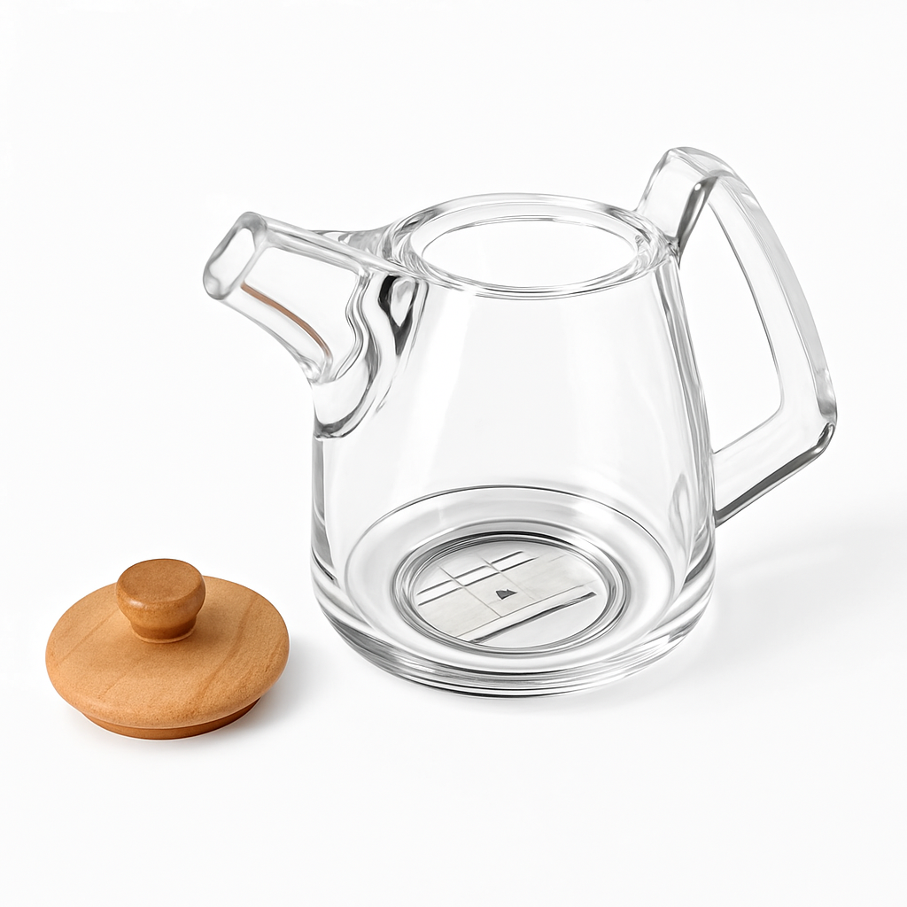 قوری زعفران بزرگ درب چوب کد محصول 1404053 (پس کرایه)