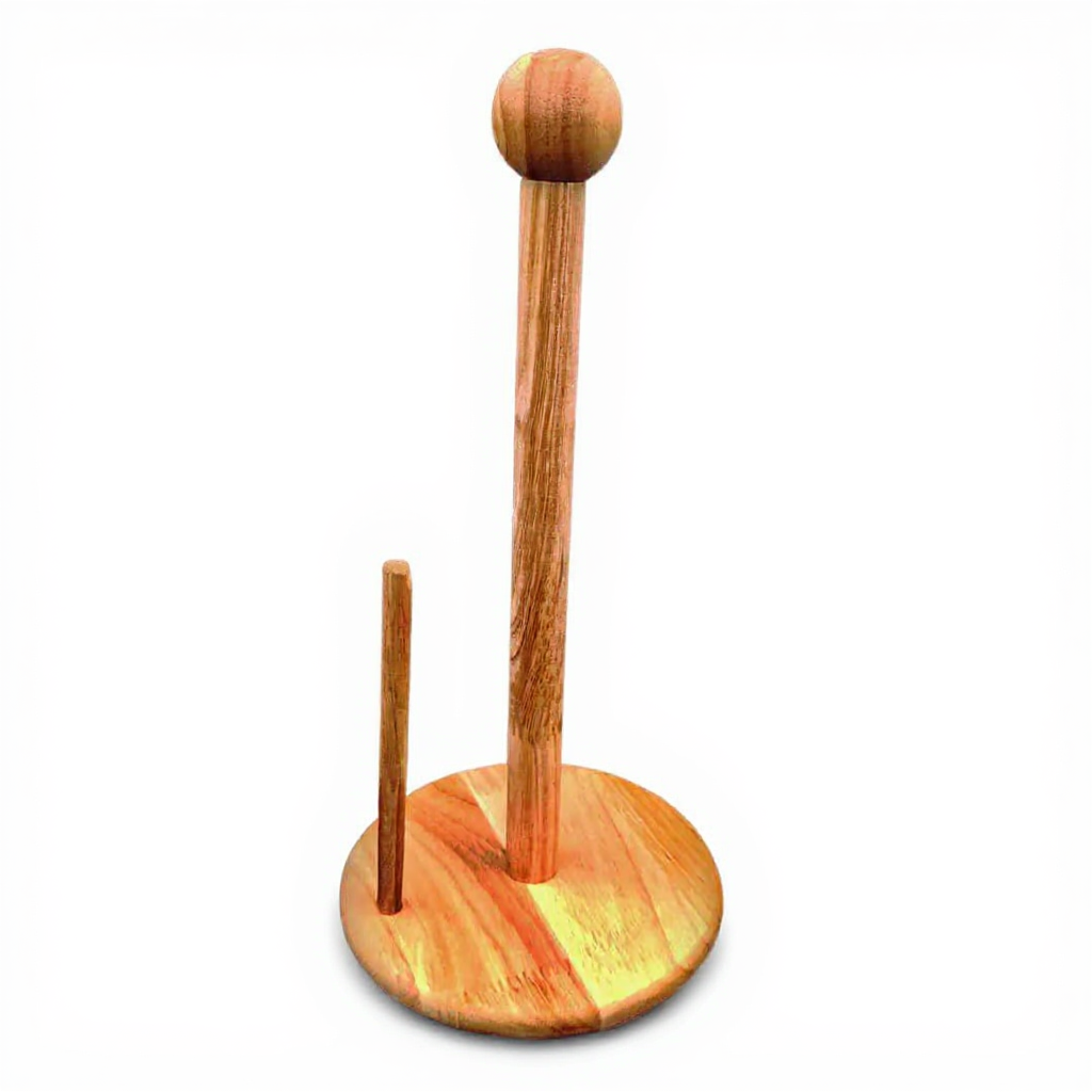 جای دستمال رول چوبی کد محصول 1404184 (پس کرایه)