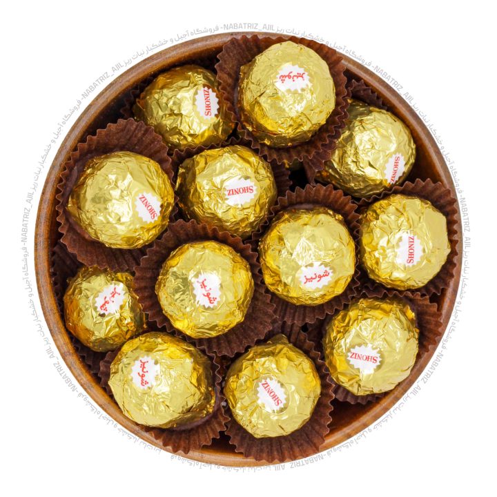 شکلات مغزدار شونیز طلایی نبات ریز