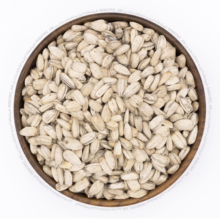 تخمه آفتاب گردان سفید نمکی نبات ریز