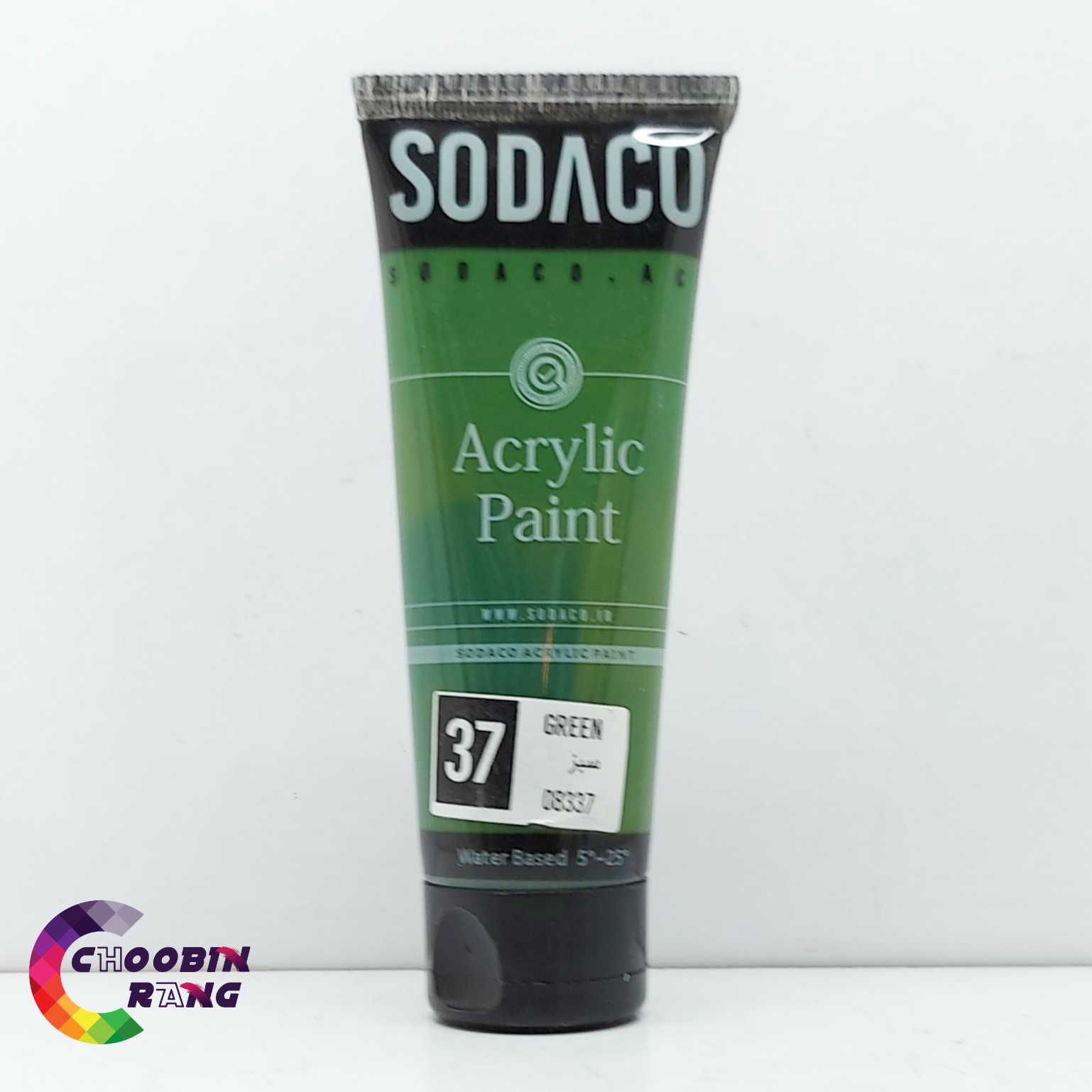 رنگ اکریلیک سبز تیوپی سوداکو 75 میل