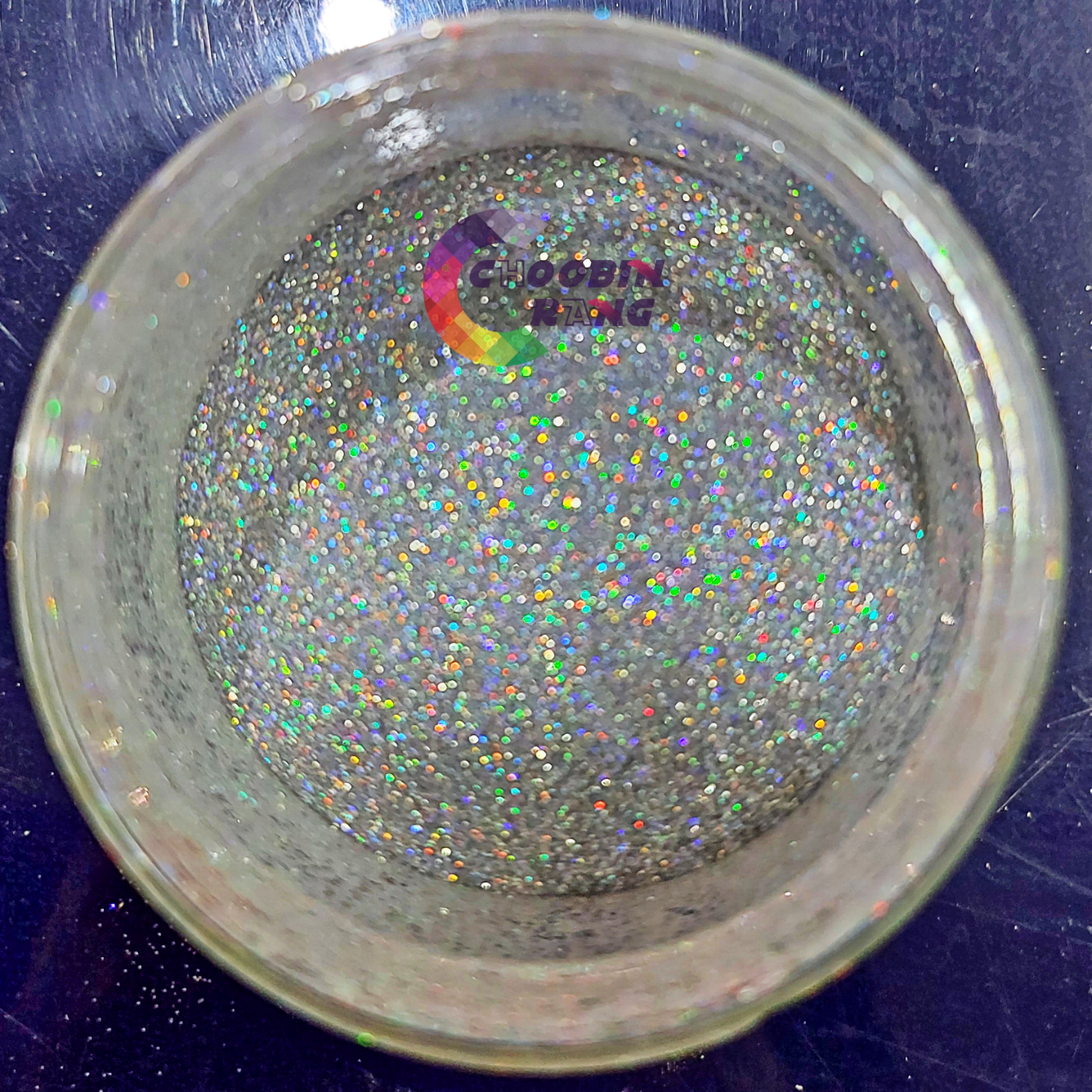 اکلیل نقره ای هفت رنگ زری (100 گرم)