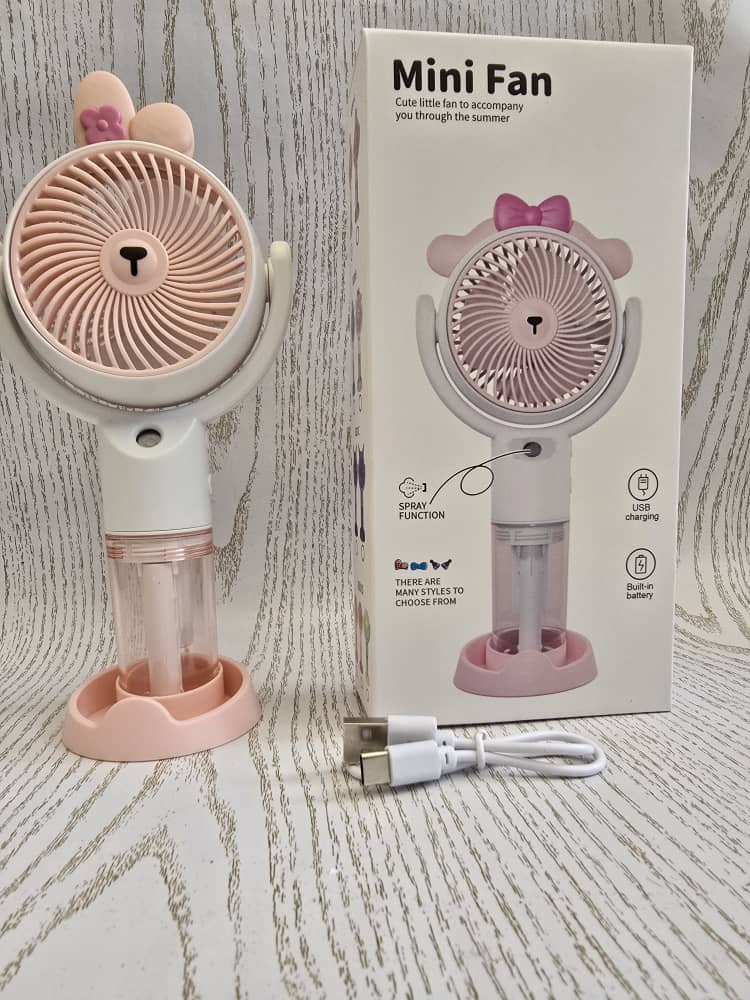 مینی فن / پنکه مه پاش دستی ضمانت اصالت و بازگشت 7روزه