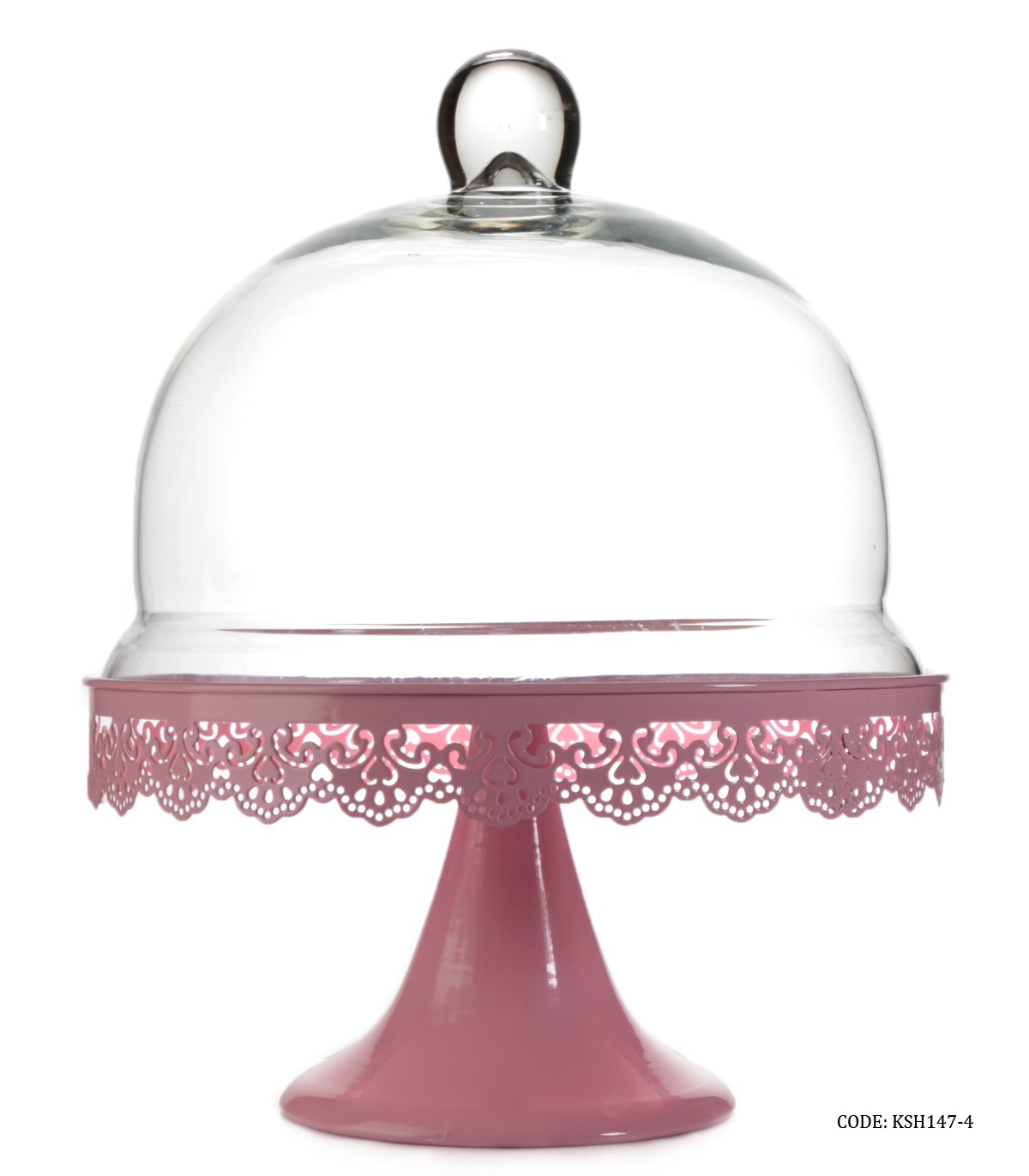 کیک خوری صورتی طرح ایکیا بزرگ مدل محیا