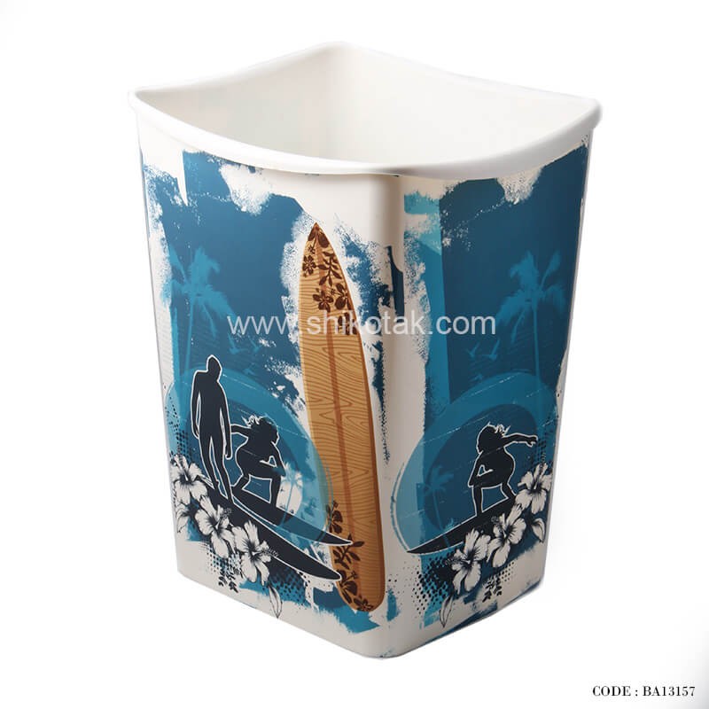 سطل زباله پلاستیکی مدل موج سوار