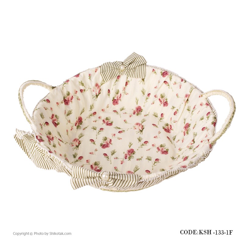 سبد گرد حصیری نان مدل مهرنیا