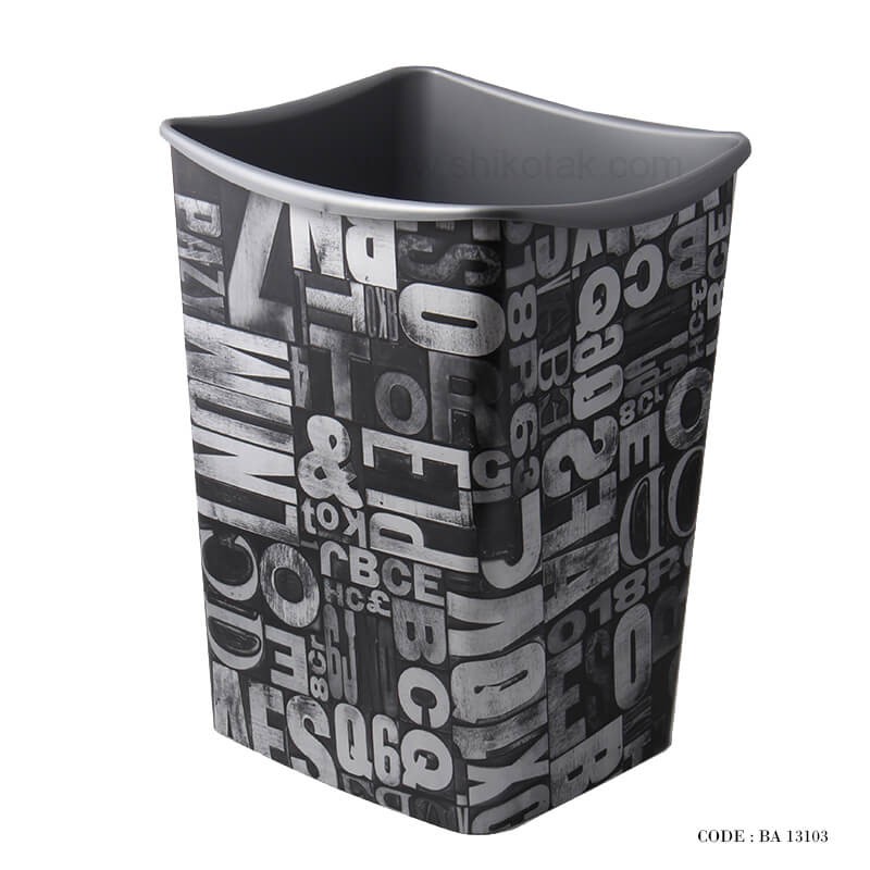 سطل زباله پلاستیکی مدل حروف انگلیسی