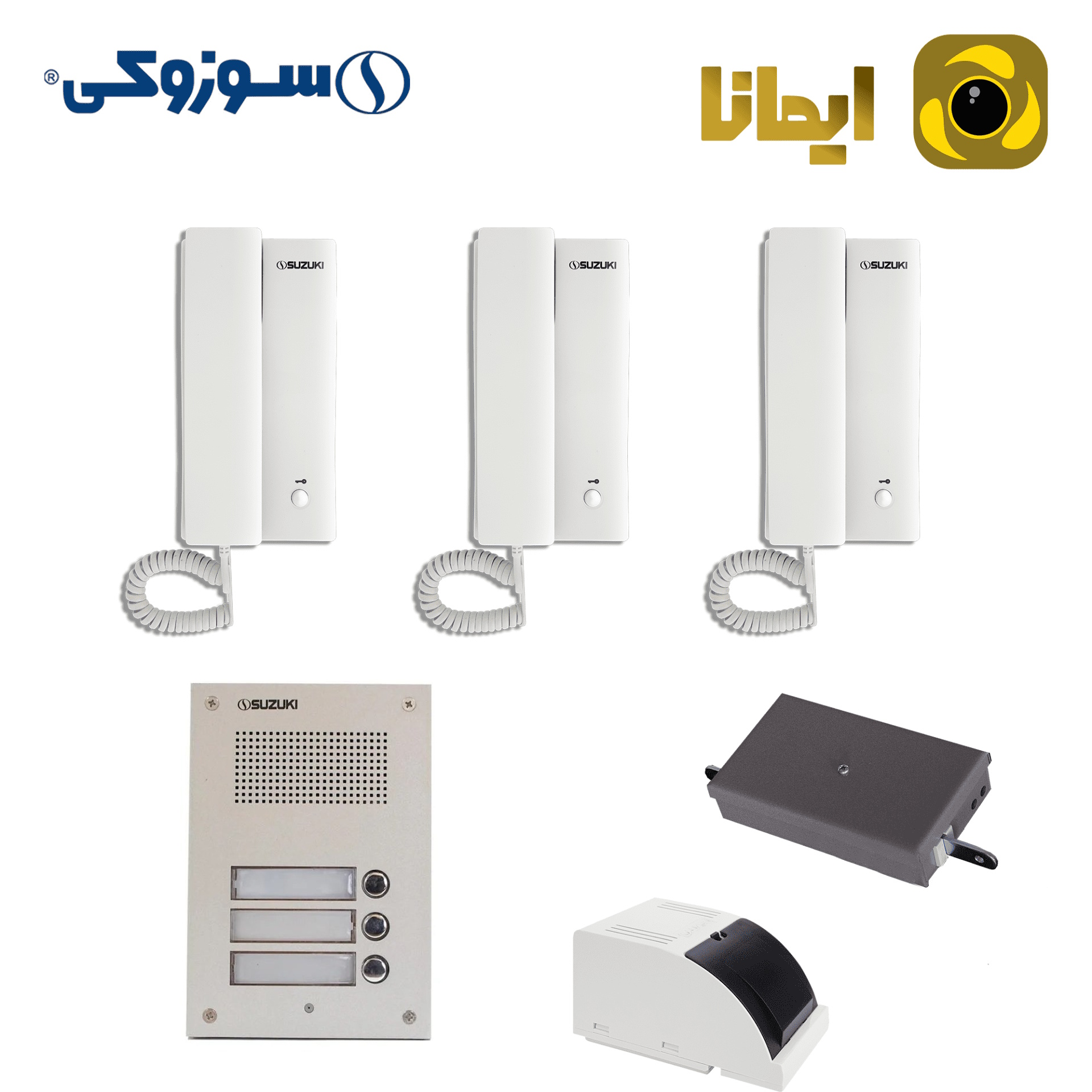 پکیج سه واحده صوتی سوزوکی مدل 2s