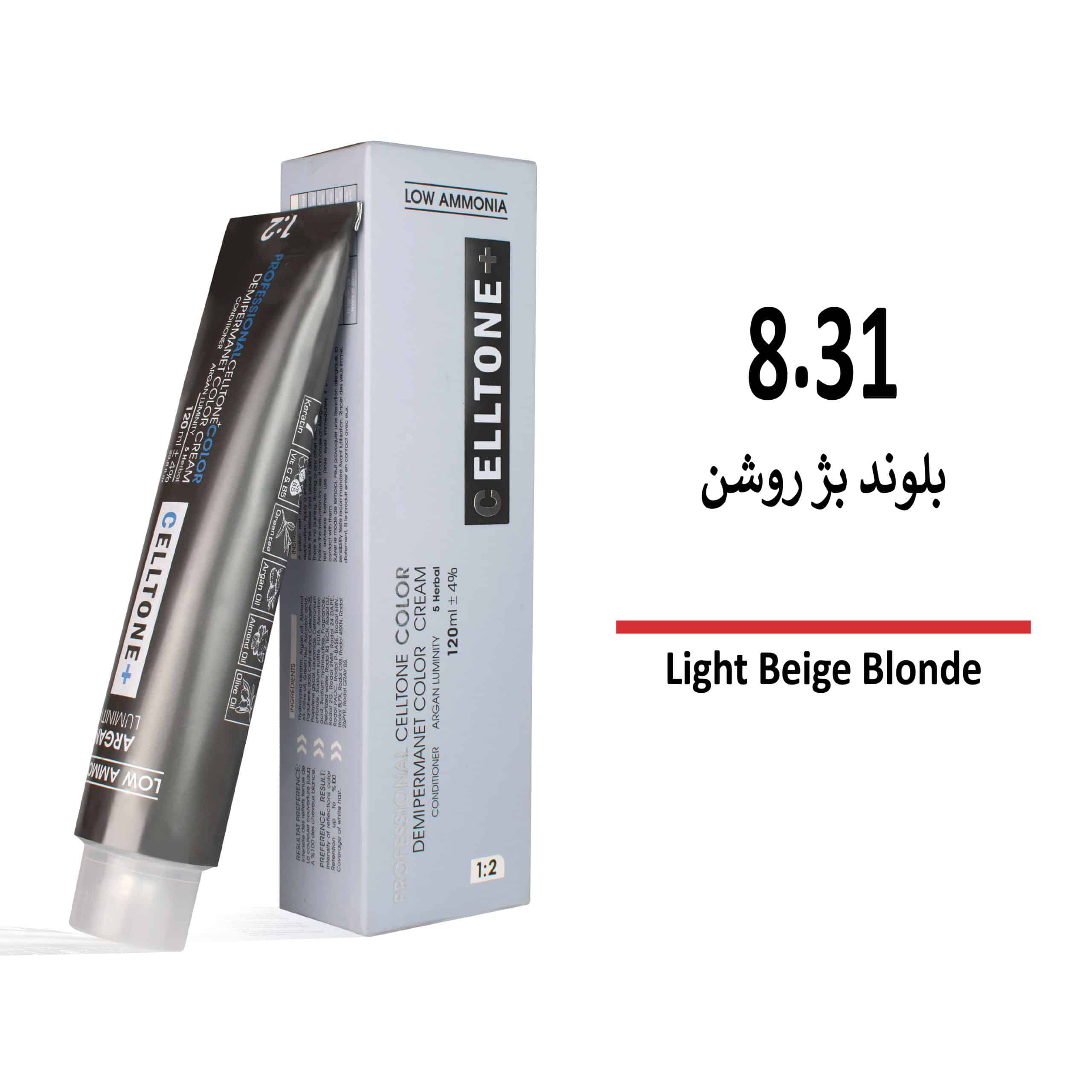 رنگ مو سلتون پلاس بلوند بژ روشن 8/31