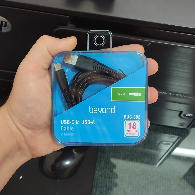کابل تبدیل USB به Type-c دو متری بیاند مدل Beyond BUC-302