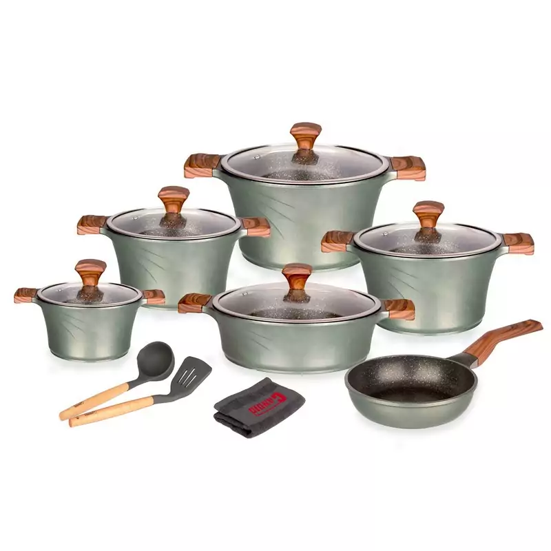 سرویس قابلمه کاندید مدل سزار 14 پارچه