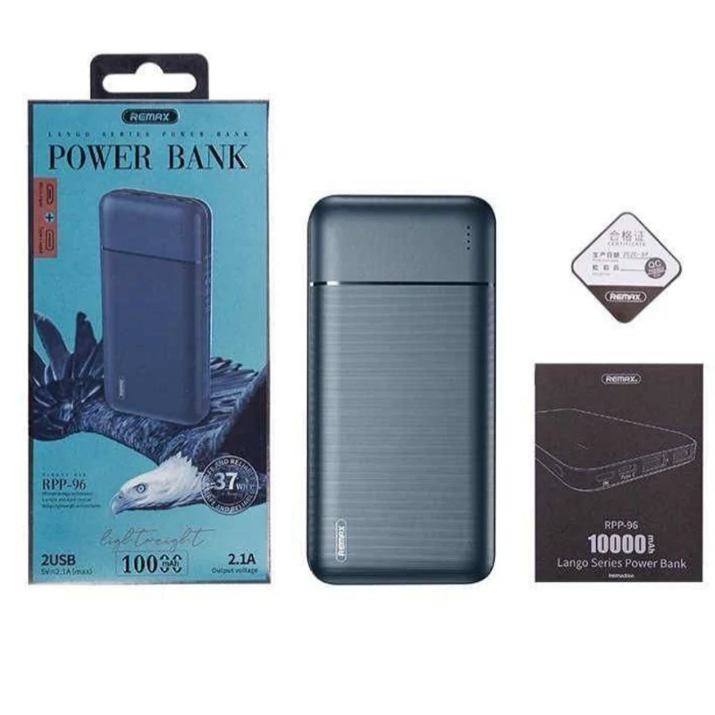 پاوربانک ریمیکس RPP-96 10000mAh ORIGINAL کیفیت شارژدهی فوق العاده عالی