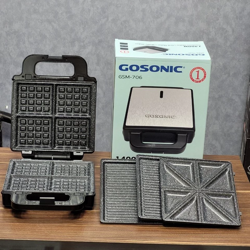 ساندویچ ساز 3 کاره گوسونیک مدل GSM-706