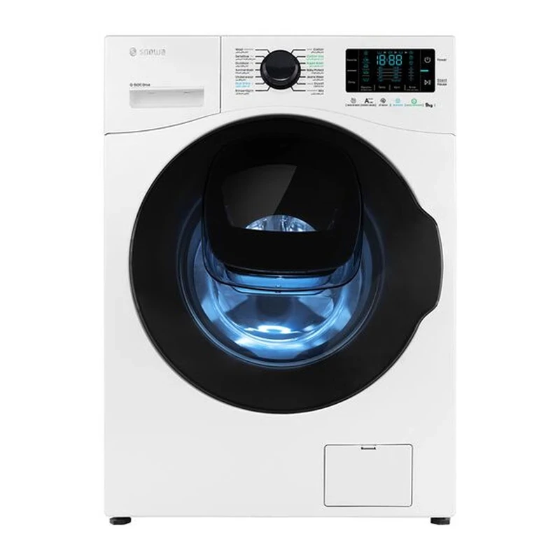 لباسشویی اسنوا واش این واش (آناهید) موتور پیشرفته Q-BLDC 9 کیلویی سفید مدل SWM-F92W