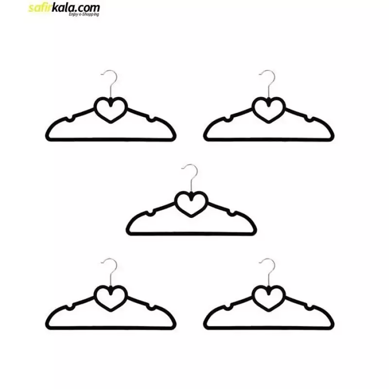 چوب لباسی بارک مدل Y-009 بسته 5 عددی