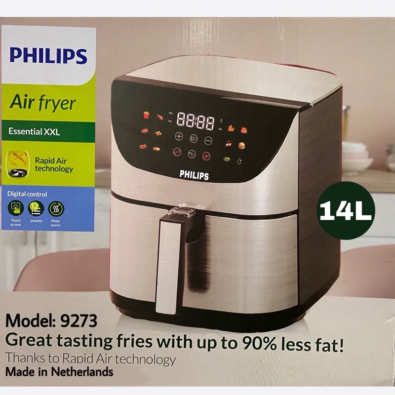 سرخ کن فیلیپس مدل 8002 بدون روغن دوالمنت  12 لیتری داخل استیل 10 برنامه صفحه جدید سبد جدا ارسال رایگان