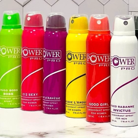 اسپری ضد تعریق مدل پرو برند پاور