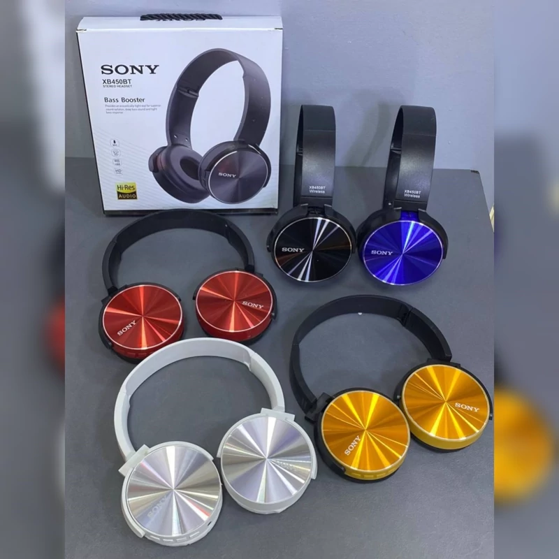 هدفون SONY اصلی مدل 450BT جنس اصلی کیفیت بالا کیفیت صدای عالی