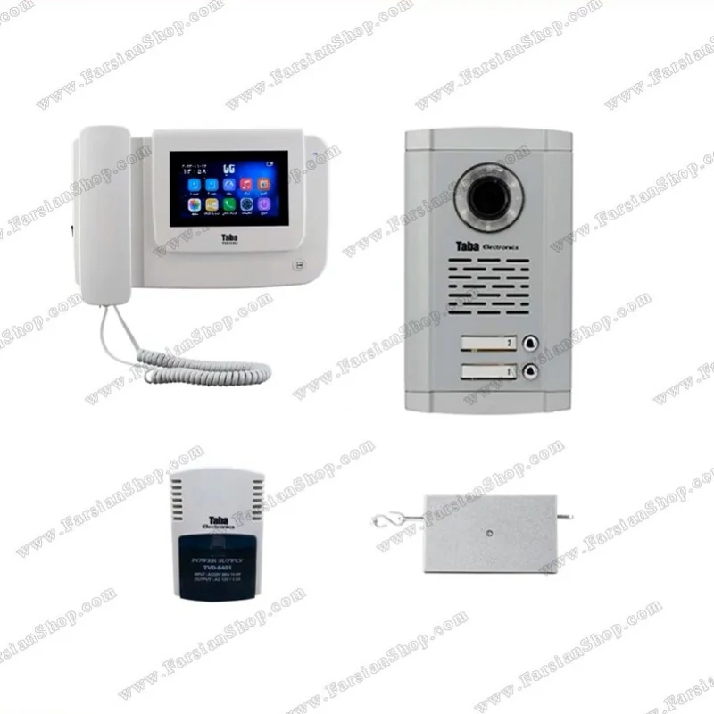 آیفون تصویری تابا پکیج کامل 1043 کارتنی