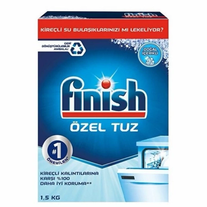 نمک ماشین ظرفشویی فینیش مدل Ozel Tuz وزن 1500 گرم پسکرایه