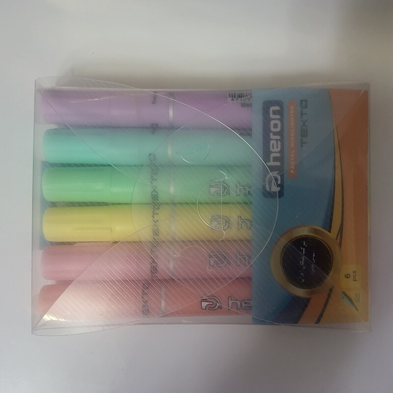 ماژیک علامت گذار پلیکان مدل Heron مجموعه 6 عددی