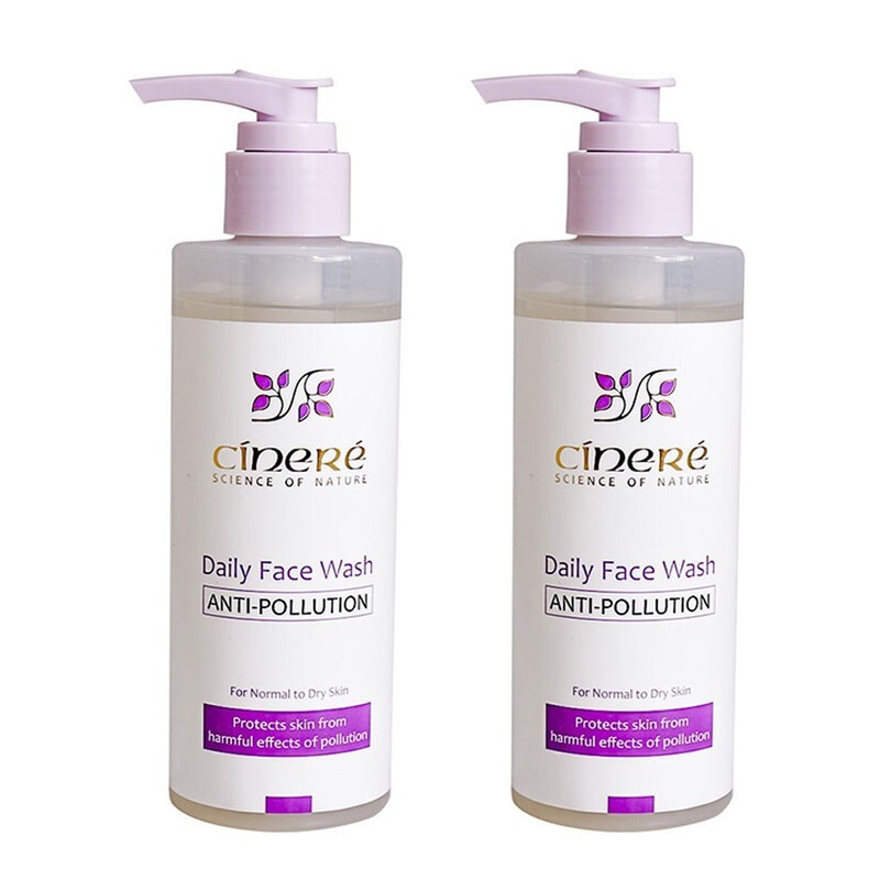 ژل شست و شوی صورت سینره مدل Anti-Pollution حجم 200 میلی لیتر مجموعه دو عددی