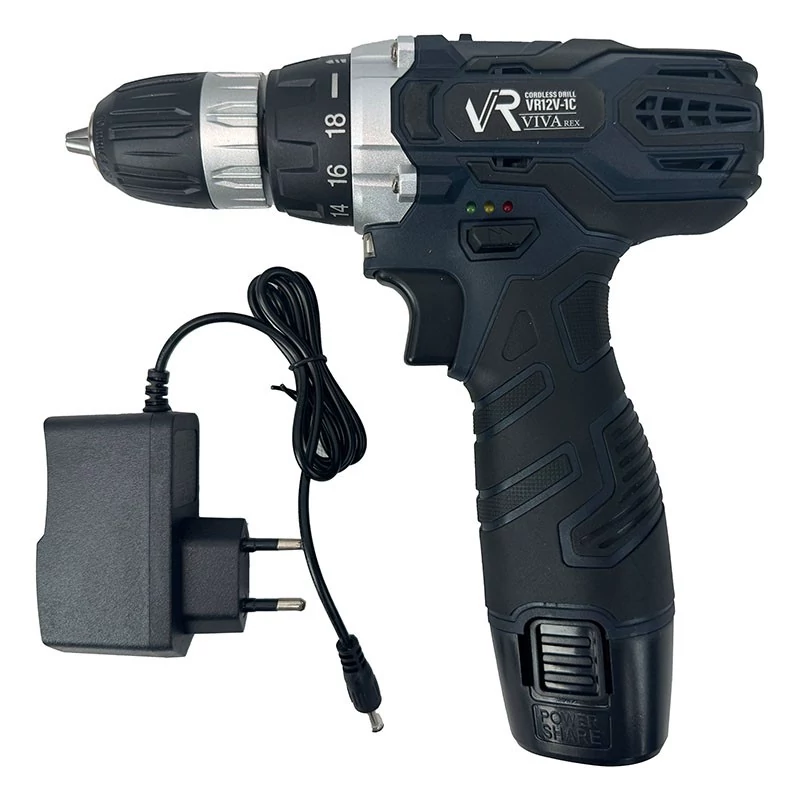 دریل پیچگوشتی شارژی تک باطری ویوارکس مدل VR12V-1C