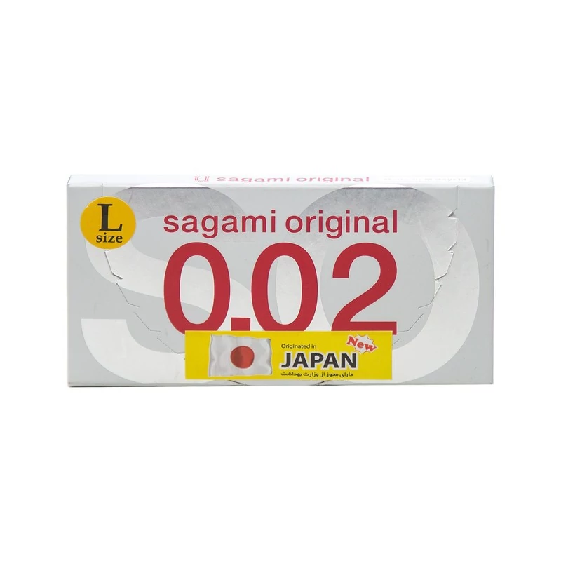 کاندوم ساگامی مدل لارج بسته 2 عددی