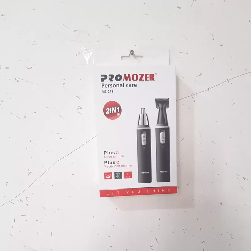 خط زن و گوش و بینی کیفیت فوق العاده عالی سه کاره خط زن گوش و بینی برند PROMOZER مدل 213