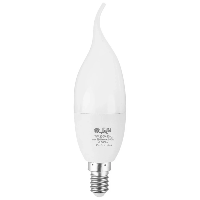 لامپ ال ای دی 7 وات افراتاب اشکی پایه E14