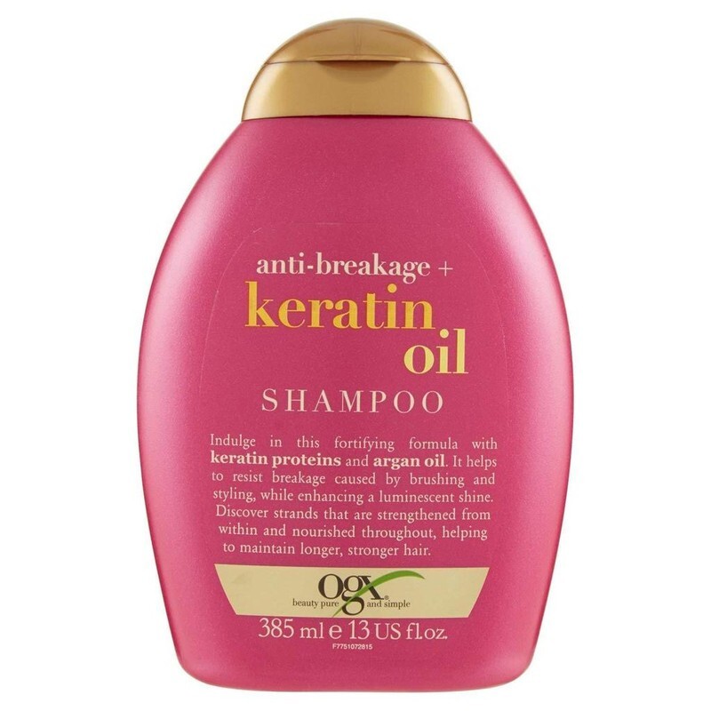شامپو موی او جی ایکس مدل Keratin Oil حجم 385ml
