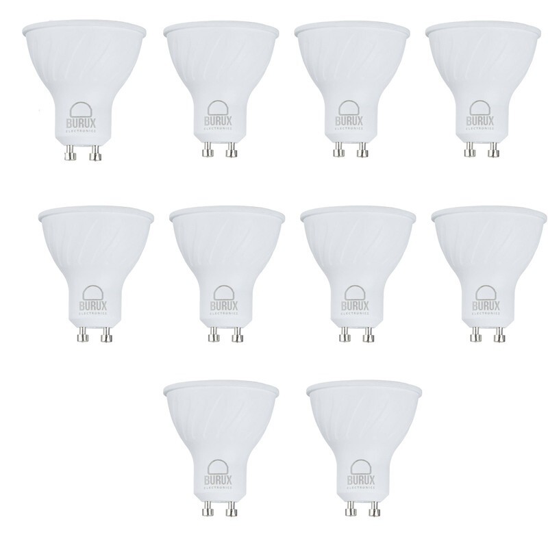 لامپ ال ای دی 7 وات بروکس مدل 3062 بسته 10 عددی به همراه پایه GU10