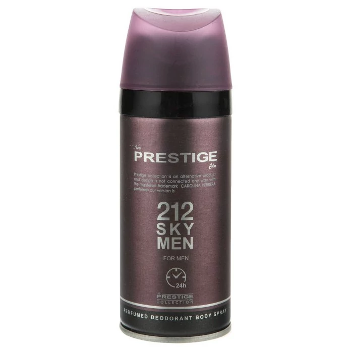 اسپری مردانه پرستیژ مدل 212Sky حجم 150 میلی لیتر
