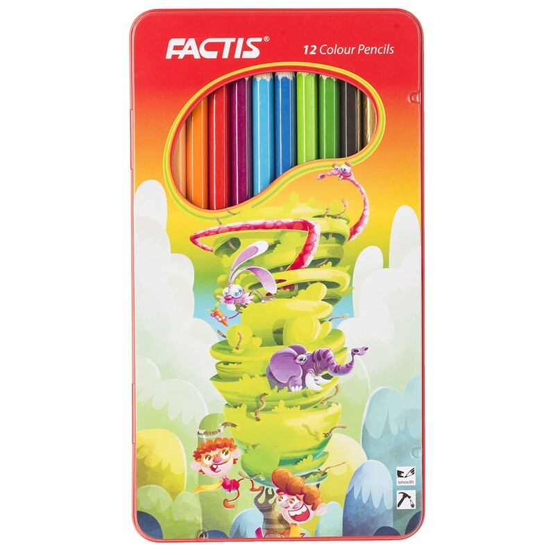 مداد رنگی فکتیس 12 رنگ