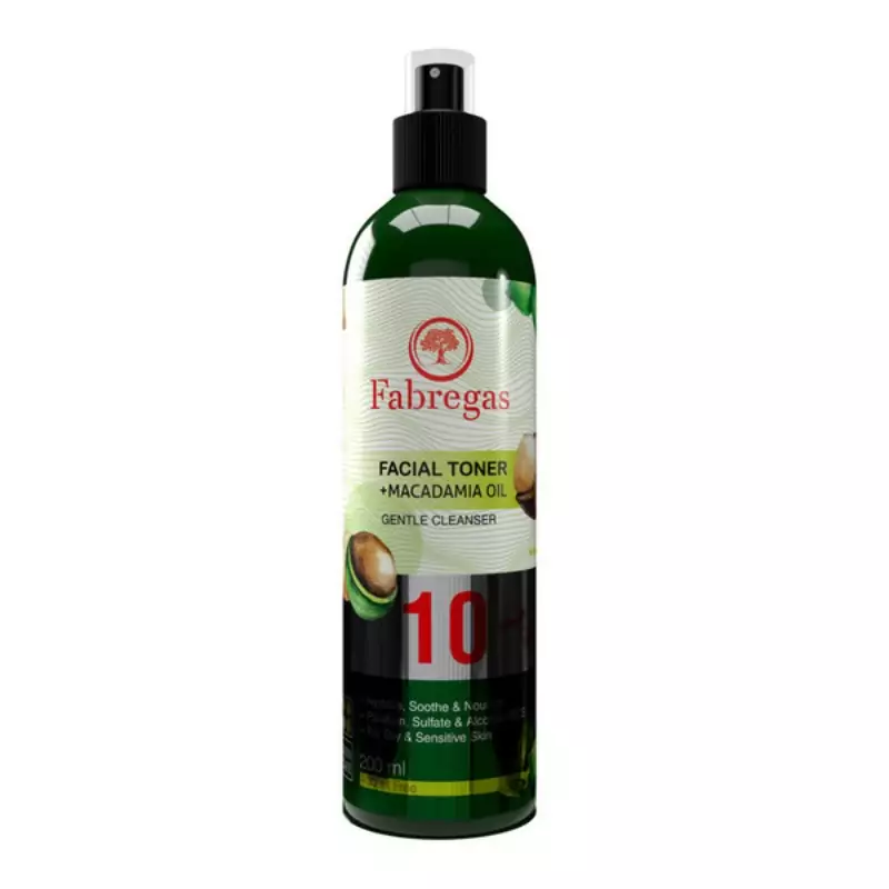تونر پاک کننده پوست نرمال تا چرب حاوی روغن ماکادمیا فابریگاس
