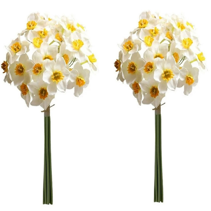 گل مصنوعی مدل نرگس بسته 2 عددی