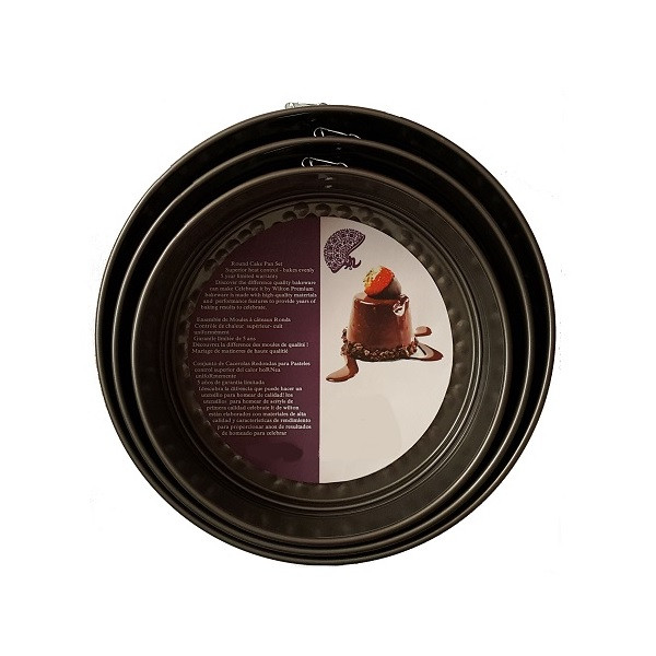 قالب کیک به گز مدل پرستیژ طرح کمربندی مجموعه 3 عددی