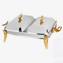 سوفله دوقلو قایقی پایه طلایی رزلند