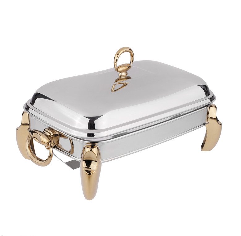 سوفله مستطیل 1.5 لیتر پافیلی پایه طلایی رزلند مبلمونسرا مدل 290020