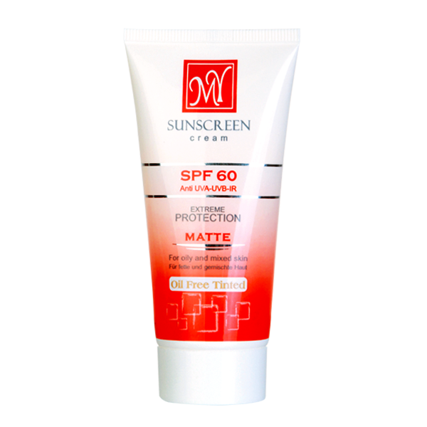 ضد آفتاب SPF60 فاقد چربی (رنگی) مای|sunscreen spf60 matt