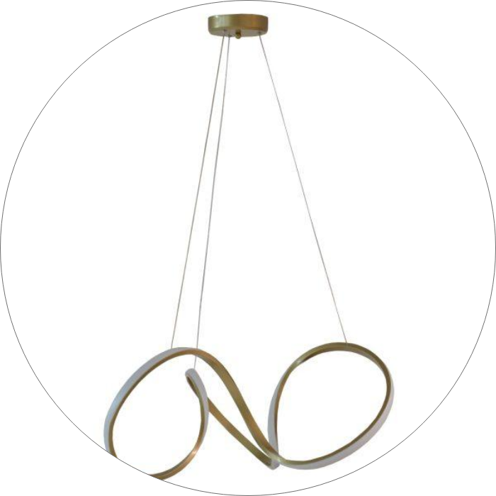 لوستر مدرن سقفی فنری کد0054